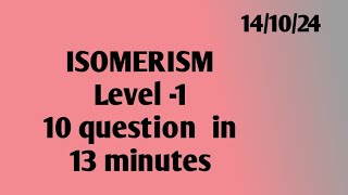 practice question s from RESOURCE BOOK Tautomerism metamerism etc [upl. by Pattani]