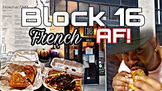 FlyFreshTaDef Eats Block 16 French AF Oxtail Fries Duck Grilled Cheese Downtown OmahaNE [upl. by Anem]