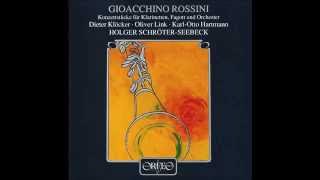 Grand Duo Concertant for Clarinet and Bassoon  Rossini  Dieter Klöcker [upl. by Patric904]