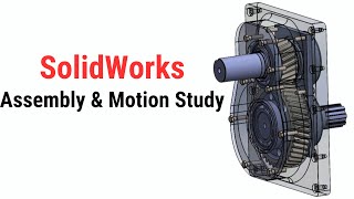 SolidWorks Tutorial On Assembly amp Motion Study [upl. by Anerual]