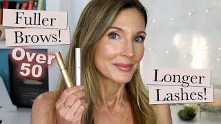 Thicker Brows  Longer Lashes Over 50 My Favorite Serums [upl. by Nerrol]