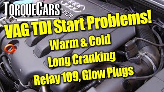 VW Group Diesel Engine Fix Warm amp Cold Start Issues Seat VW Skoda Audi Tips [upl. by Nagear]