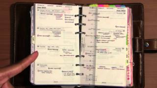 Ways of a Filofax Part 2  The Priority Calendars [upl. by Reisinger]