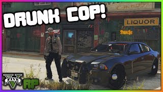 GTA 5 Roleplay  DRUNK COP TERRORIZING CITIZENS  RedlineRP 25 [upl. by Irwinn785]