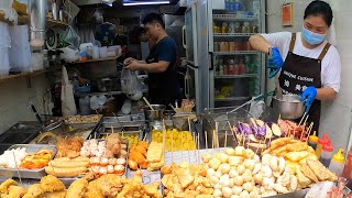 Hong Kong Street Food The Colourful and Amazing Stalls of Mong Kok [upl. by Wood]