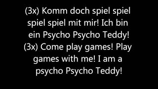 PsychoteddylyricsGermanmediummp4 [upl. by Larrisa]