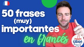 50 frases muy importantes en francés para principiantes [upl. by Leakim]