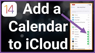 How To Add Calendars To iCloud [upl. by Amirak]