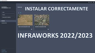 instalar infraworks 2022  2023 [upl. by Sayer125]