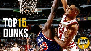 Top 15 Most Memorable NBA Dunks of AllTime  The Jump [upl. by Forlini]