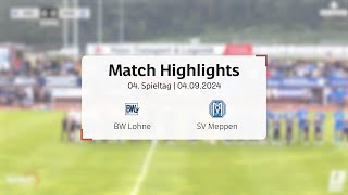 SV Meppen mit erstem Auswärtssieg der Saison I Regionalliga Nord Nachholspiel [upl. by Durrace]