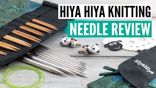 Hiya hiya knitting needle review  Are these the sharpest needles 2023 [upl. by Valley]