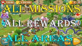 Gardenscapes  All Missions  All Rewards  All Areas Unlocked Part 1  0  Endless [upl. by Petunia]