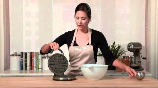 How to Make Waffles in the Calpahlon Waffle Maker  WilliamsSonoma [upl. by Ennaesor599]