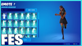 Fortnite Isabelle Skin With all my Fortnite Dances amp Emotes [upl. by Tawnya30]