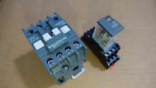 Diferencia entre contactores y relays de comando [upl. by Anderegg]