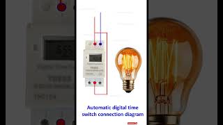 Digital Timer switch connection wiring diagram  Timer switch  time switchElectricalgenius [upl. by Artur]