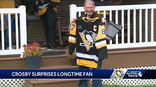 Sidney Crosby delivers tickets to longtime Penguins fan from Coraopolis [upl. by Eerrahs88]