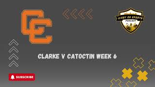 Clarke County v Catoctin Week 6 interview with Eagles Head Coach Casey Childs [upl. by Eidnam]