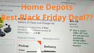 Home Depots Best Black Friday Deal [upl. by Stefanie437]