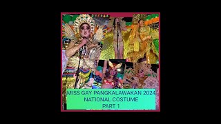 Miss Gay Pangkalawakan 2024PART 1 NATIONAL COSTUME [upl. by Kaz442]