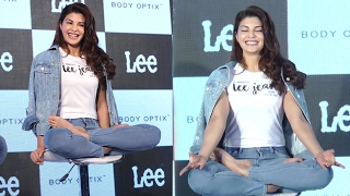 Jacqueline Fernandez Shows How To Do Yoga In Jeans [upl. by Ayikan]