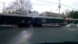 Train crossing  Wanaque Ave Pompton Lakes NJ [upl. by Priest426]