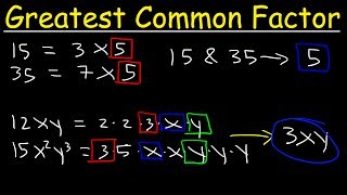 How To Find The Greatest Common Factor Quickly [upl. by Eiramyllek]