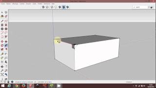 Créer un chanfrein sur SketchUp Make 2015 [upl. by Adrienne940]