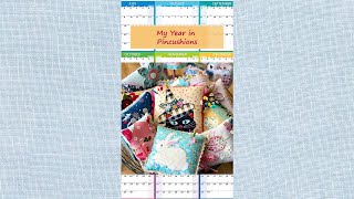 My Year in Pincushions  Blue Ribbon Designs [upl. by Adihaj]