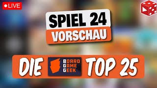 Die TOP 25 meist erwarteten SPIEL 24 Neuheiten laut BGG [upl. by Rhtaeh]