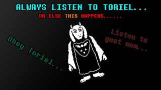 Undertale  What happens if you ignore Toriel [upl. by Cordova]