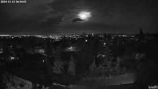 November 13th 2024 Meteor  Meteorite Calgary Alberta [upl. by Ecurb]