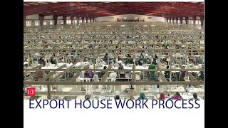 export house work process garments and textile  sampling  designing production shipment [upl. by Issim]