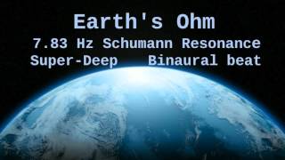 Earths Ohm 783 Hz Deep Theta Binaural Beat  Schumann Resonance for 12 Hours [upl. by Elakram]