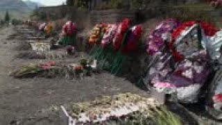 Funeral of soldier killed in NagornoKarabakh conflict [upl. by Thirza596]