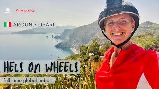 ‘Unnecessary’ Climbs Lead To THE BEST Views 🏝️ Around Lipari By Bicycle [upl. by Hersh]