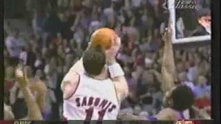 Kobe Bryant Blocks Arvydas Sabonis [upl. by Adoree]