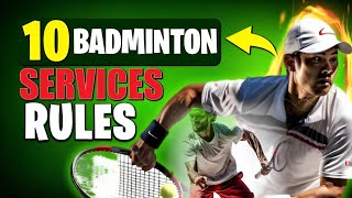 Badminton Facts  10 Service Rules in Badminton in 2024 [upl. by Maitund746]