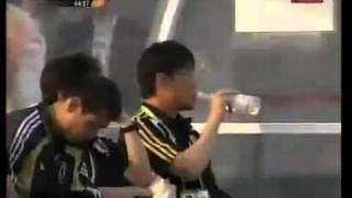 thailand vs japan football 01 asian games 2010 [upl. by Ynoffit]