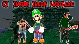 Cj junior juega Luigi Exe  Loquendo  Gta san andreas [upl. by Mercie264]