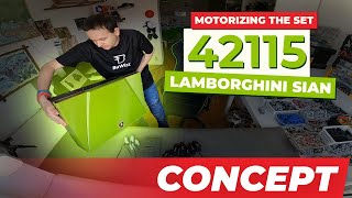 Building the fastest LEGO® MOD series  42115 Lamborghini Sián  The concept 112 [upl. by Refotsirk842]