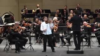 Mykyta Klochkov plays Bruch violin concerto first movement [upl. by Umont]