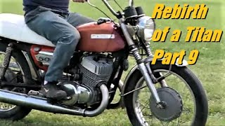 Suzuki T500 Titan REPAIRS First Ride and MOTO Vlog [upl. by Winzler698]