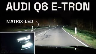 2024 Audi Q6 etron MatrixLEDScheinwerfer und digitale OLEDHeckleuchten  Autophorie [upl. by Odlaniger]