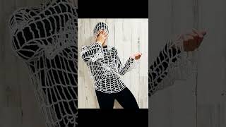 SPIDER WEB CROCHET TOP  BLUSA TELARAÑA A CROCHET [upl. by Lizabeth]