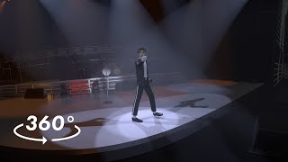 Michael Jackson  VR 360°  Another 2 more frames from my animated Billie Jean project [upl. by Arocahs554]