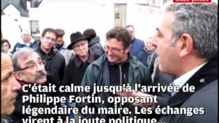 VIDEO Le maire les forains et M Fortin au marché de Loudu [upl. by Guenevere]