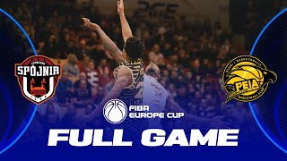 PGE Spojnia Stargard v KB Peja  Full Basketball Game  FIBA Europe Cup 202324 [upl. by Kimbell]