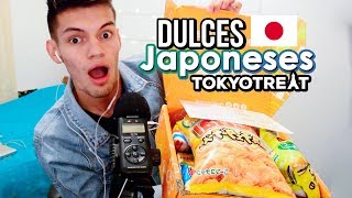 ASMR Comiendo DULCES JAPONESES de Tokyo Treat  ASMR Español [upl. by Spiegel]